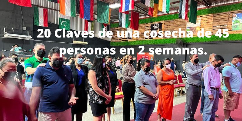 20 Claves de una cosecha de 45 personas en 2 semanas.