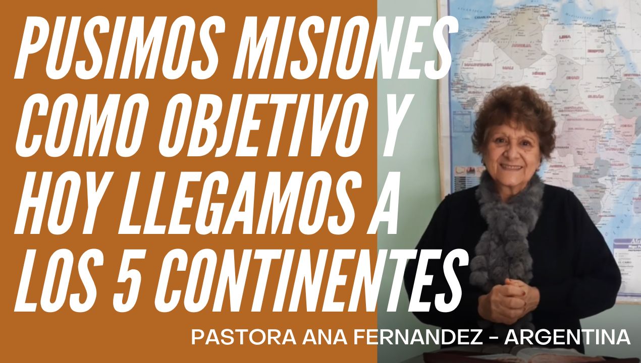 Testimonio plan creccer para iglesias Pastora Ana Fernandez de Argentina